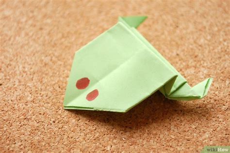 Cómo crear una rana origami 10 pasos wikiHow