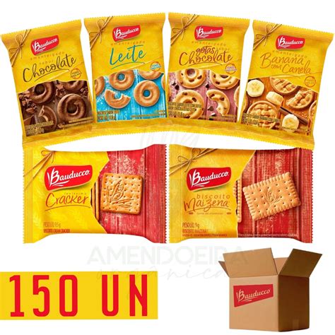 Biscoitos Bolachas Em Sache Sabores Sortidos Bauducco 150 Unidades