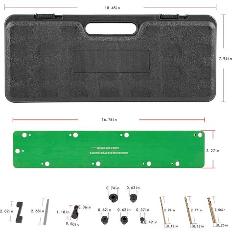 71500 Exhaust Manifold Bolt Stud Drill Template Removal Tool For Dodge