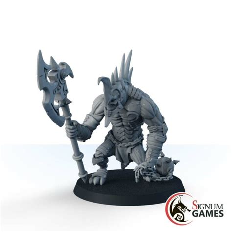 Abomination Of Abyss With Blades Resin Fantasy Miniature