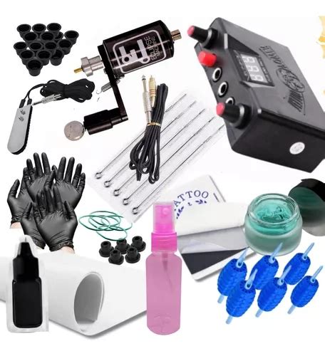 Kit Tatuagem Tattoo Fonte Digital Maquina Eclipse Completo