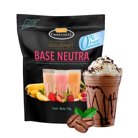 Frappucchino Neutra Sin Azúcar GOURMET 1 Kg Insumos para tu cafeteria