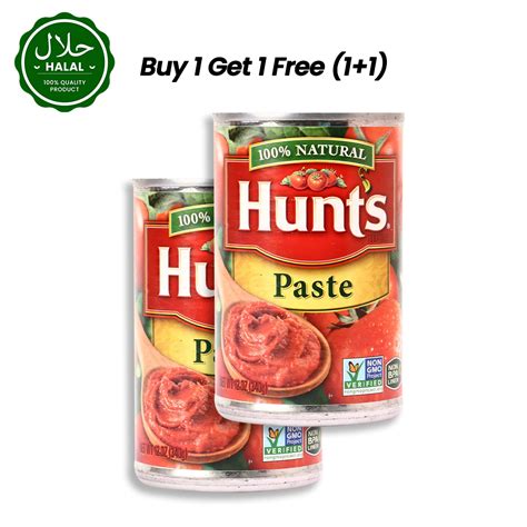 Hunts Tomato Paste 340g 1 1 680g 헌트 토마토페이스트소용량 Mehran Foods Halal Foods In Korea Halal