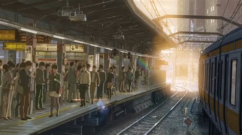 Wallpaper Makoto Shinkai The Garden Of Words Shinkansen 1920x1080