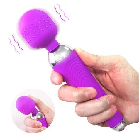 Vibrador Massageador Clitoriano Formato Varinha M Gica Port Til