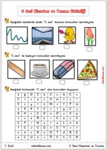 C Sesi Hissetme Ve Tan Ma Etkinlikleri Etkinlikhane