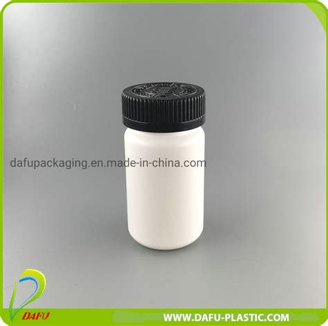 80ml HDPE Pharmaceutical Packaging Pill Vitamin Plastic Bottle With Cap