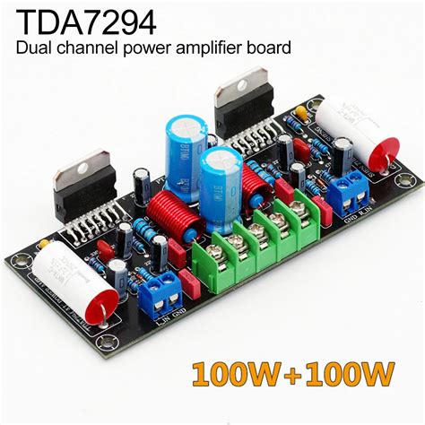 Dc V Tda W W Dual Channel High Power Audio Amplifier