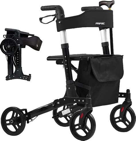 Fripac Rollator Faltbar Und Leicht Mit Sitz Leichtgewichtrollator