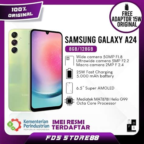 Jual Samsung Galaxy A24 8128 Gb 8gb 128gb Garansi Resmi Sein Shopee Indonesia