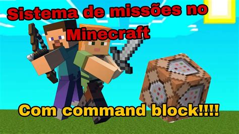 Como Fazer Um Sistema De Missões No Minecraft Com Comand Block