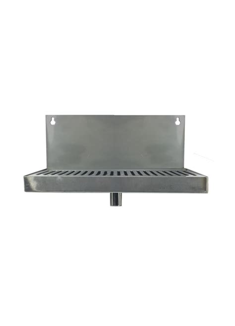 12 X 5 Stainless Steel Drip Tray With Drain