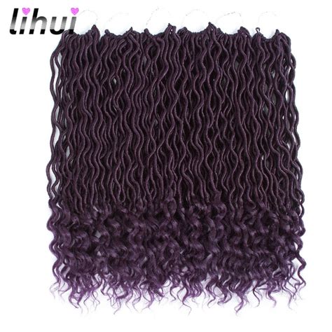 Amazon Lihui 6pcs Lot Goddess Locs Crochet Hair Wavy Faux Locs