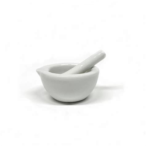 60ml 80ml 160ml 216ml 305ml Laboratory Use White Color Different Sizes Porcelain Ceramic Mortar