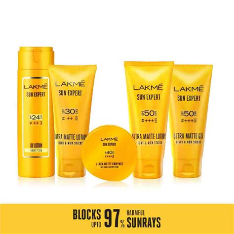 Buy Lakmé Sun Expert Ultra Matte Gel Sunscreen Spf 50 Pa 50 Ml