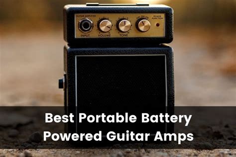 11 Best Portable Battery Powered Guitar Amps 2024