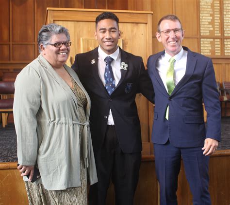 Prefects For 2021 Recognised At Assembly Mount Albert Grammar School