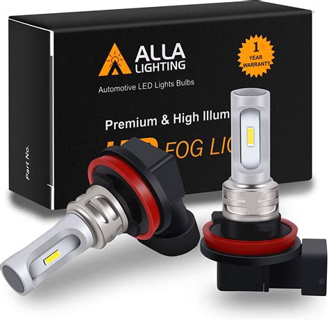 Alla Lighting Pgj Base Led Upgrade H H Fog Lights Drl Bulbs H