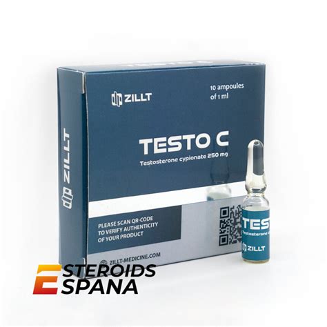 Cipionato De Testosterona Zillt Medicine Testo C 250 Mg Ml 1 Ampolla