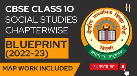 Class 10 Social Science Blueprint Chapterwise Weightage Board Exam