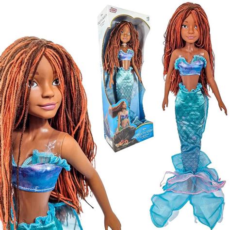 Boneca A Pequena Sereia Ariel 55 Cm Filme Disney Baby Brink Rosita