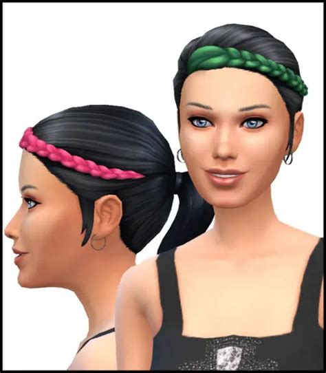 Sims 4 Surfing Side Braid Hair Maplevil