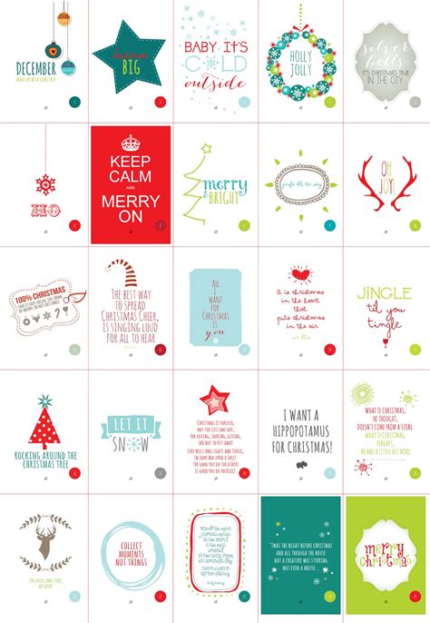 Advent Calendar Printable Quotes. QuotesGram