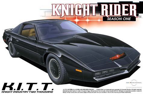 Aoshima Knight Rider Season 1 Kitt Kitt Car 124 Plastic Model Car