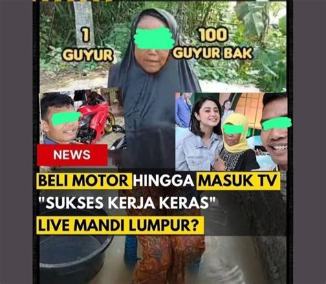 Ngemis Online TikToker Pamer Motor Sport 35 Juta Hasil Live Mandi