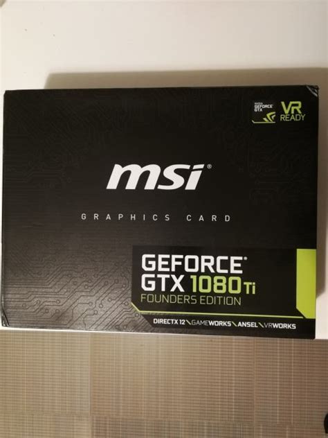 Msi Geforce Gtx 1080 Ti Fe 11gb Gddr5x