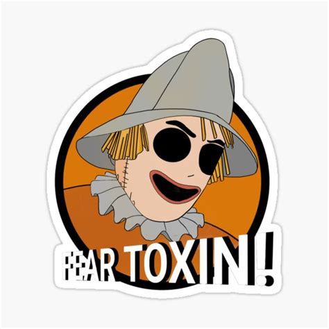 "Scarecrow's Fear TOXIN!" Sticker for Sale by AlchemistSean | Redbubble