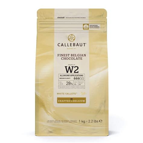 CALLEBAUT 28 W2 White Callets 1kg GHL Brunei