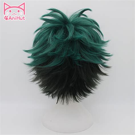 Anihut Anime My Hero Academia Cosplay Wig Izuku Midoriya Boku No