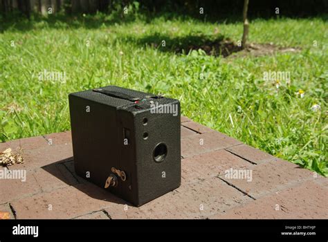 Vintage Kodak Brownie Camera Stock Photo Alamy