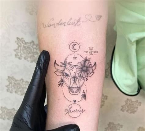 Tatouage signe astrologique taureau 50 idées et inspirations