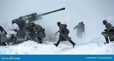 Military Historical Reconstruction of World War II Editorial Image ...