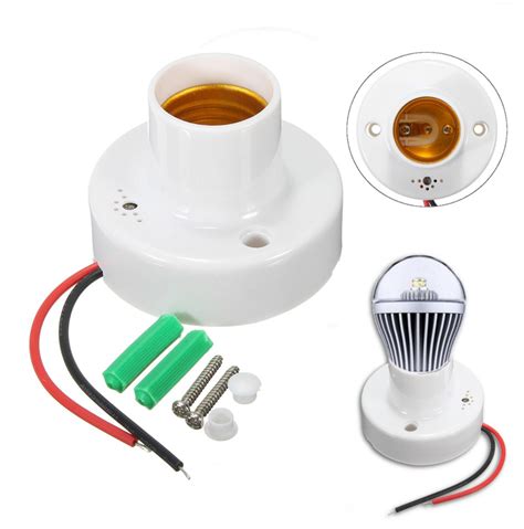 E27 Sound Voice Light Control Delay Sensor Base Lamp Holder Bulb Switch