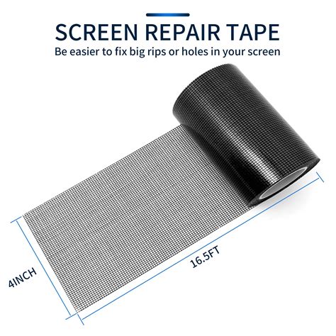 Sankemu Window Screen Repair Kit Tape Fiberglass Repair Kit For Window