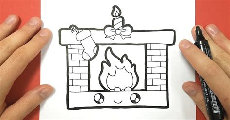 Drawing A Fireplace Step By Step - Homedesc