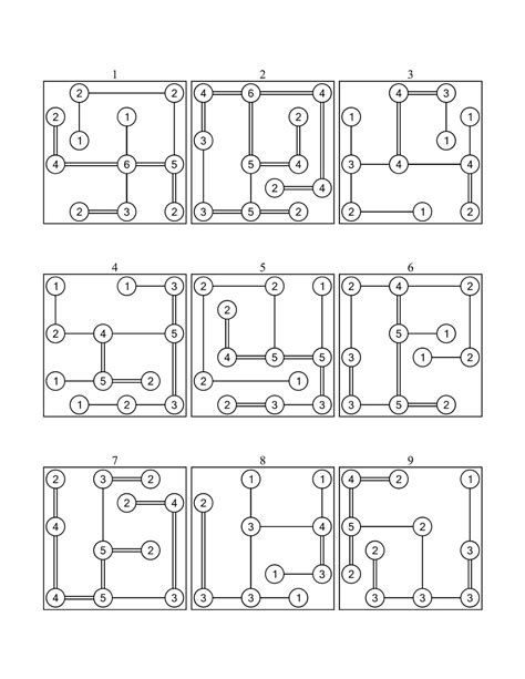 Easy Hashi Bridges Puzzles Printable Pdf 450 Hashiwokakero Japanese