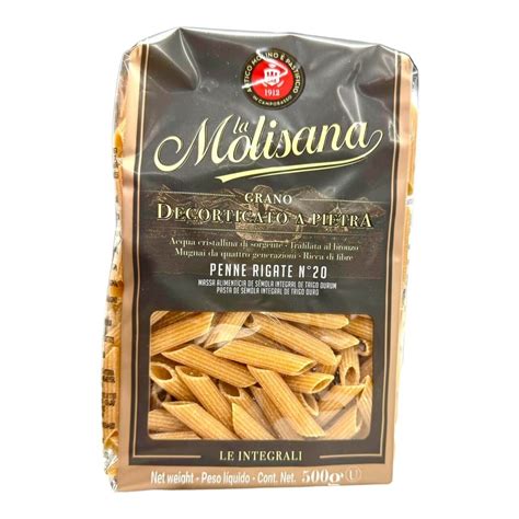 La Molisana Wholemeal Penne Rigate No G Biviano Direct