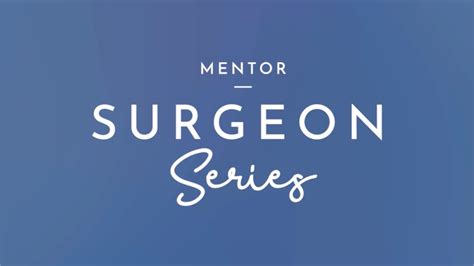 Why Surgeons Choose Mentor Breast Implants Youtube