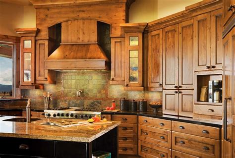 Kitchens With Knotty Pine Cabinets Image To U