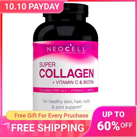 NeoCell Super Collagen Types 1 3 Vitamin C With BIOTIN 250