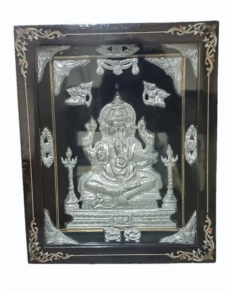 Silver 18x22inch Ganesh Ji Frame Home At Rs 12000piece In Bengaluru