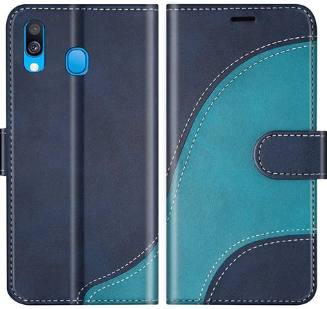 Boxtii Coque Pour Galaxy A Portefeuille Etui En Cuir Pu Magn Tique