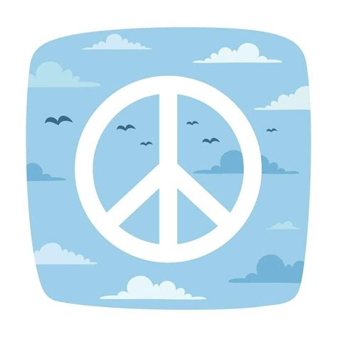 Vector Drawing Of Peace Symbol 34873234 Vector Art at Vecteezy