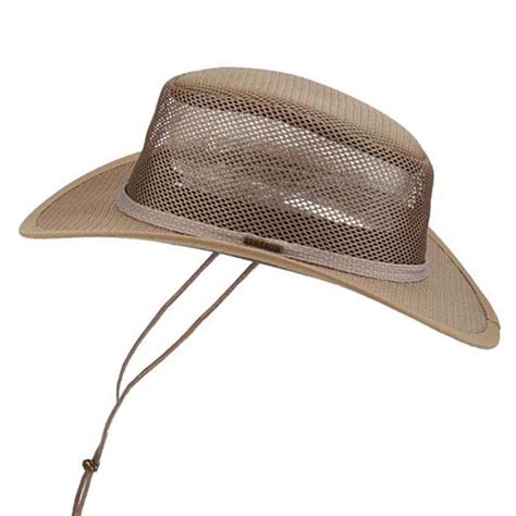 Stetson® Hats Mesh Outback Hat For Men Up To Xxl Mushroom