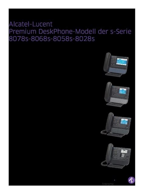 Alcatel Lucent 8058s Premium DeskPhone TeleTech GmbH