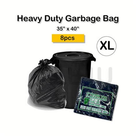 Garbage Bag XL Heavy Duty Extra Large Garbage Bag Plastik Sampah